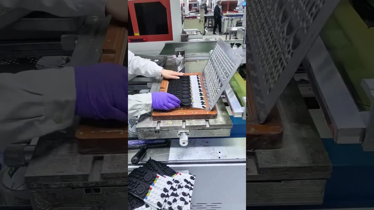 Silicone button screen printing machine, remote control button screen printing machine丝印机，移印机，丝网印刷机