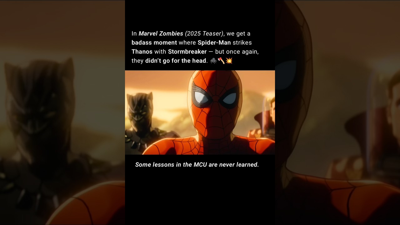 Spidey’s Stormbreaker Strike on Thanos | Marvel Zombies (2025) 🕷️🪓
