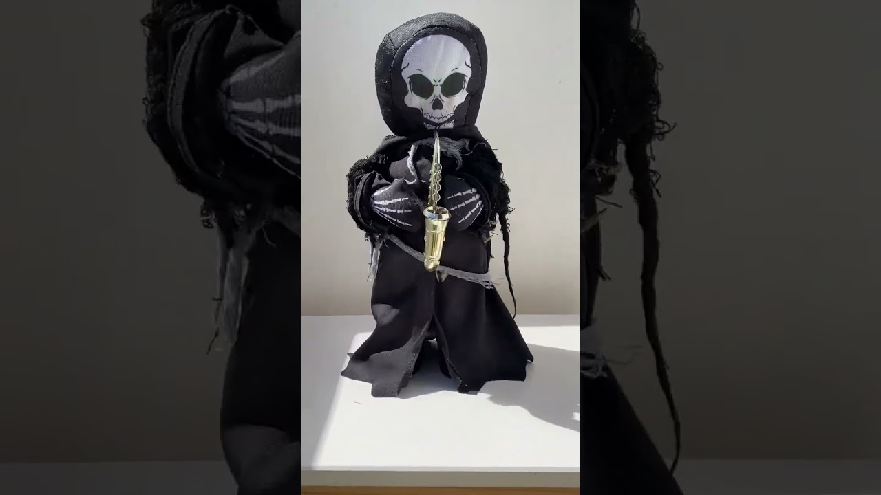 1999 Dancing singing monster Reaper with trumpet