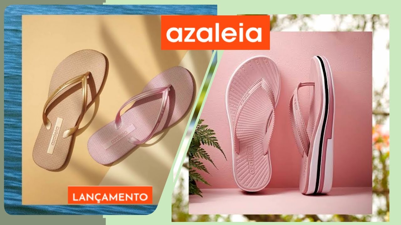 chinelo alto azaleia