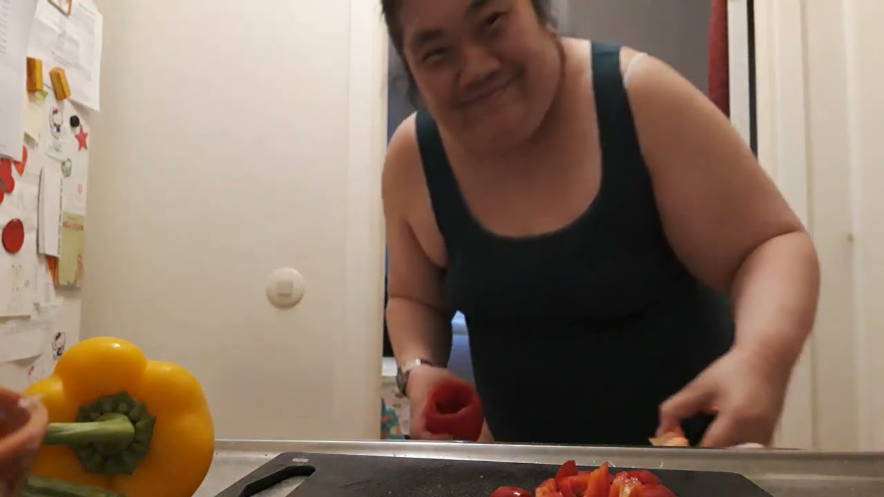 Lagar vegetarisk halloumi gryta med pasta 