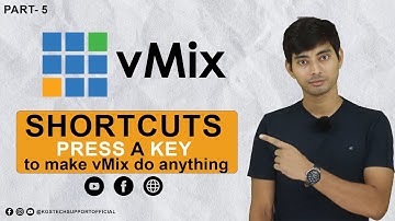 vMix Shortcuts Keys : Press A Key | KGS Tech Support | Hindi Tutorial Part 5