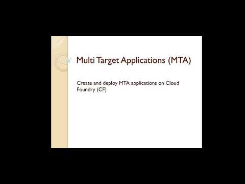 [Beginner] Create and Deploy Your First Cloud Foundry Application