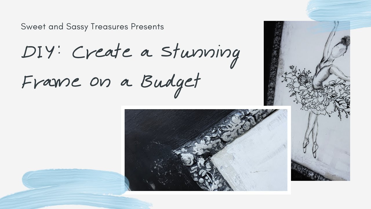 Tutorial: High End Frame on the Cheap using Air Dry Clay