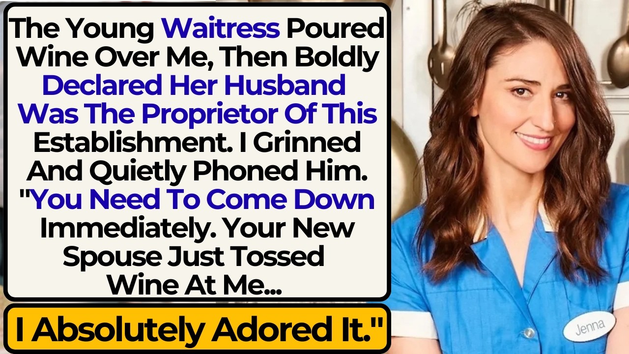 Young Waitress Poured Wine over Me, Boldly Declared Her Husband Was Owner, Then I Called Him and..