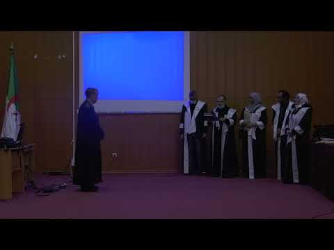 مناقشة ملف التأهيل الجامعي للباحث بختاتو علي قسم علوم المادة المداولة