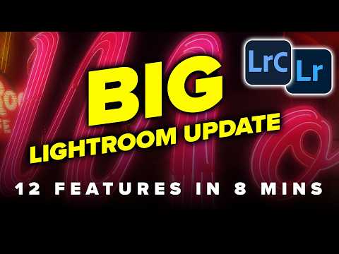 12 NEW Lightroom features, just released 

Lightroom update, new features in April 2026 release of Lightroom and Lightroom Classic. Colin Smith shows you all the new features in Lightroom.

#NEW #Lightroom #features #just #released