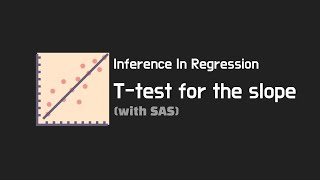 stat2010 week13 - Inference in Regression (with SAS)