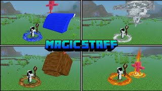 Update!! Magic Staff Addon For Minecraft PE/Bedrock 1.20/1.21 screenshot 4