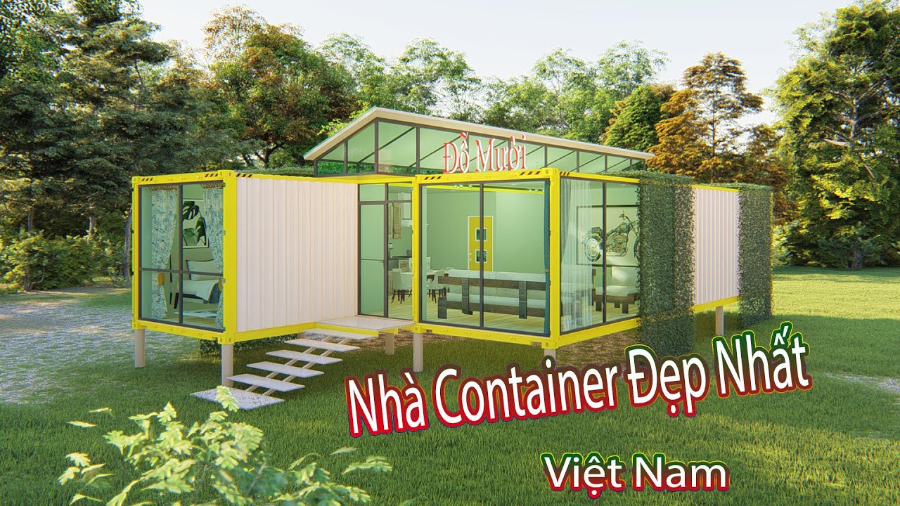 Top 1 Nhà container đẹp ở việt nam , liên hệ : 0906.022.966 - YouTube