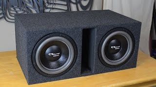 CT Sounds How To | Build a Ported Subwoofer Box for 2 12