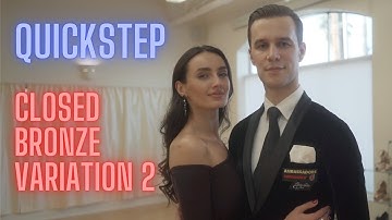 Quickstep Basic Syllabus Closed Bronze Variation 2 by Iaroslav and Liliia Bieliei