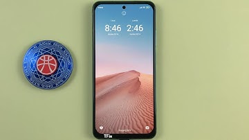 Dual Clock on lock screen, home screen on Xiaomi Redmi Note 10 Android 11