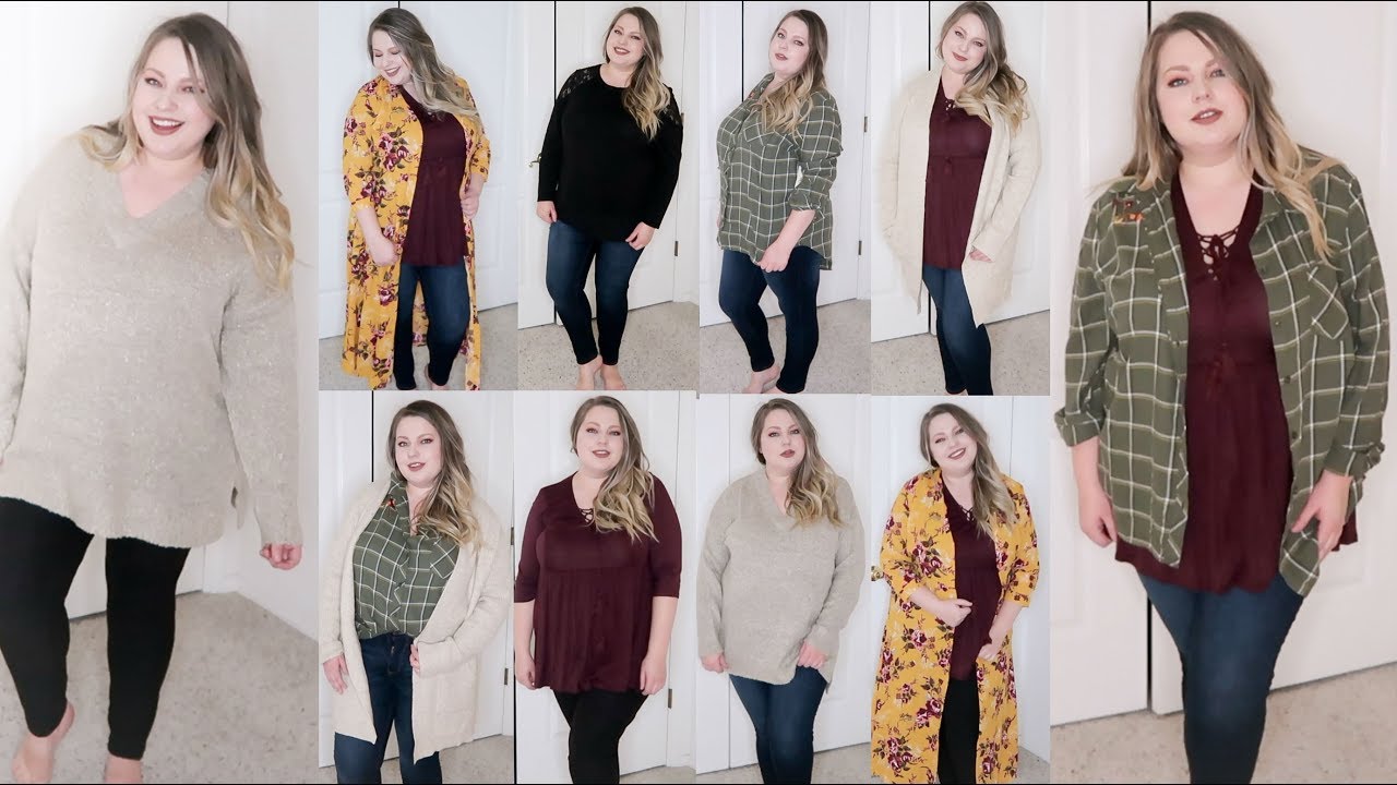 11 WALMART OUTFITS FOR $100!! | Plus Size Try On Haul - YouTube