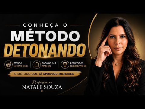 Conheça o método DETONANDO e garanta sua aprovação!