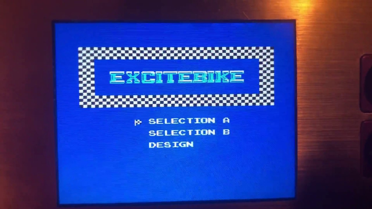 Excitebike (1985) Nintendo NES Video Game Track #1 Walkthrough 1980s ...
