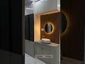 LED light mirror #trending #shortsfeed #short #wallmirror #Diamond glass #interiordesign .