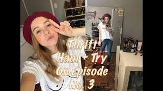 Thrift Haul + Try on Episode No  3 | Layla Lane