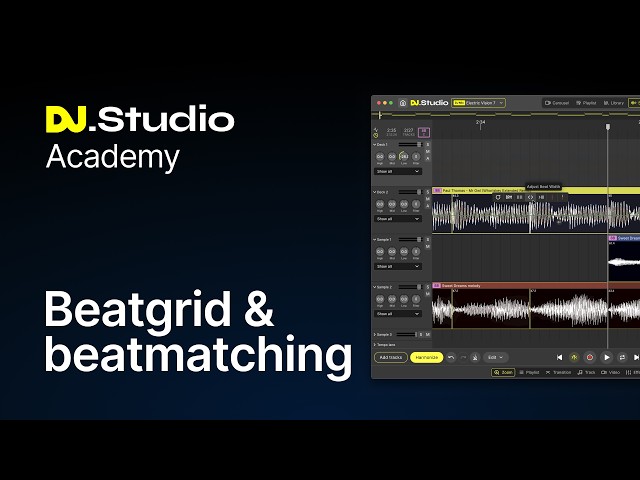 Master Beatmatching in DJ.Studio | Beat Grid, Quantize & AI Flex