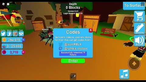 OP MINING SIMULATOR CODES! *OVER 100 CODES*