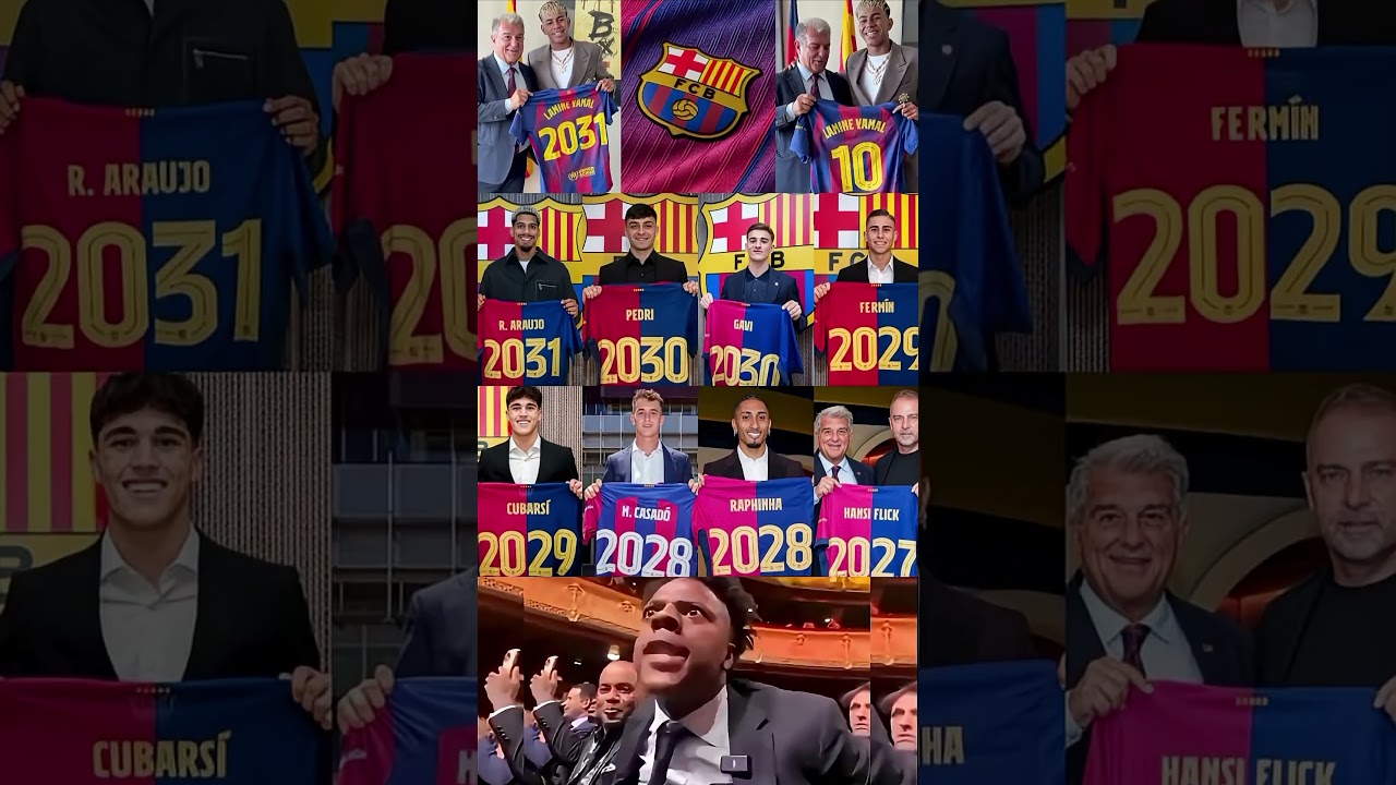 Barcelona players' contracts🔥🥶 