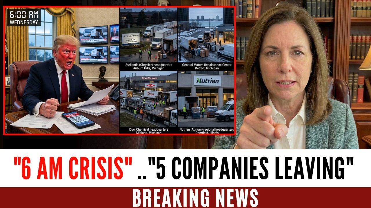 1 MIN AGO: 5 Major US Companies RELOCATE to Canada — $78B Corporate Exodus Stuns Wall Street