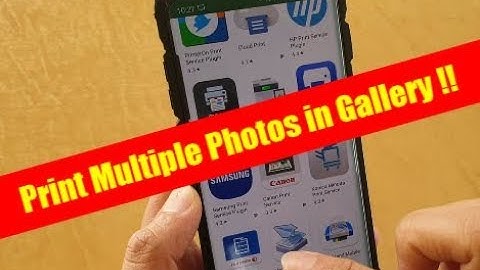 Galaxy S10 / S10+: How to Print Multiple Photos in Gallery at Once