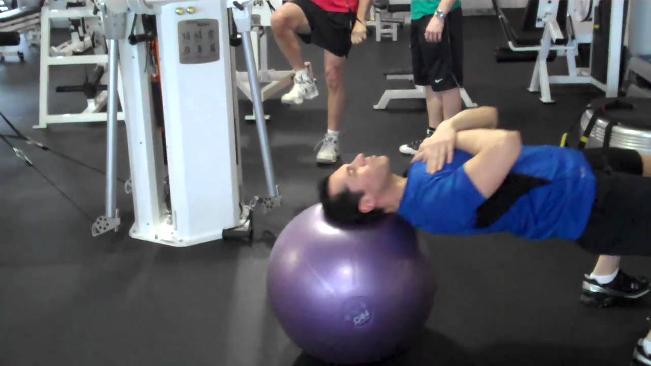 Swiss Ball Neck Bridge Version 2 YouTube