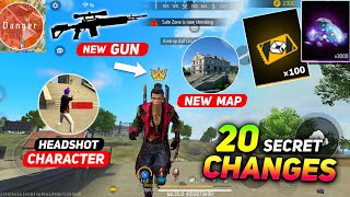 OB43 😍 20+ Secret Changes in Free Fire 😱 || New Map New Gun & New Character || Advance Server FF