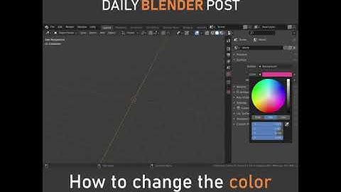 Color Picker Type in Blender