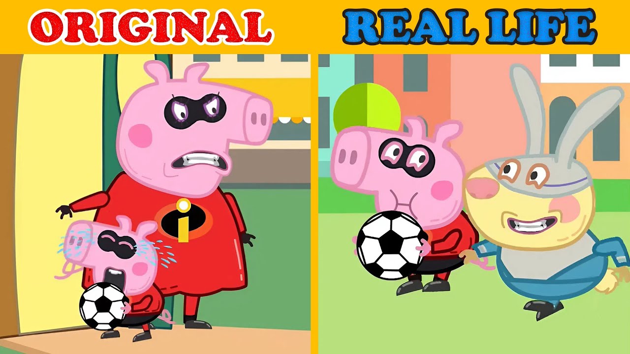 George Pig Suddenly Disappeared! - Peppa Pig Original vs Real life | Peppa Pig Animation