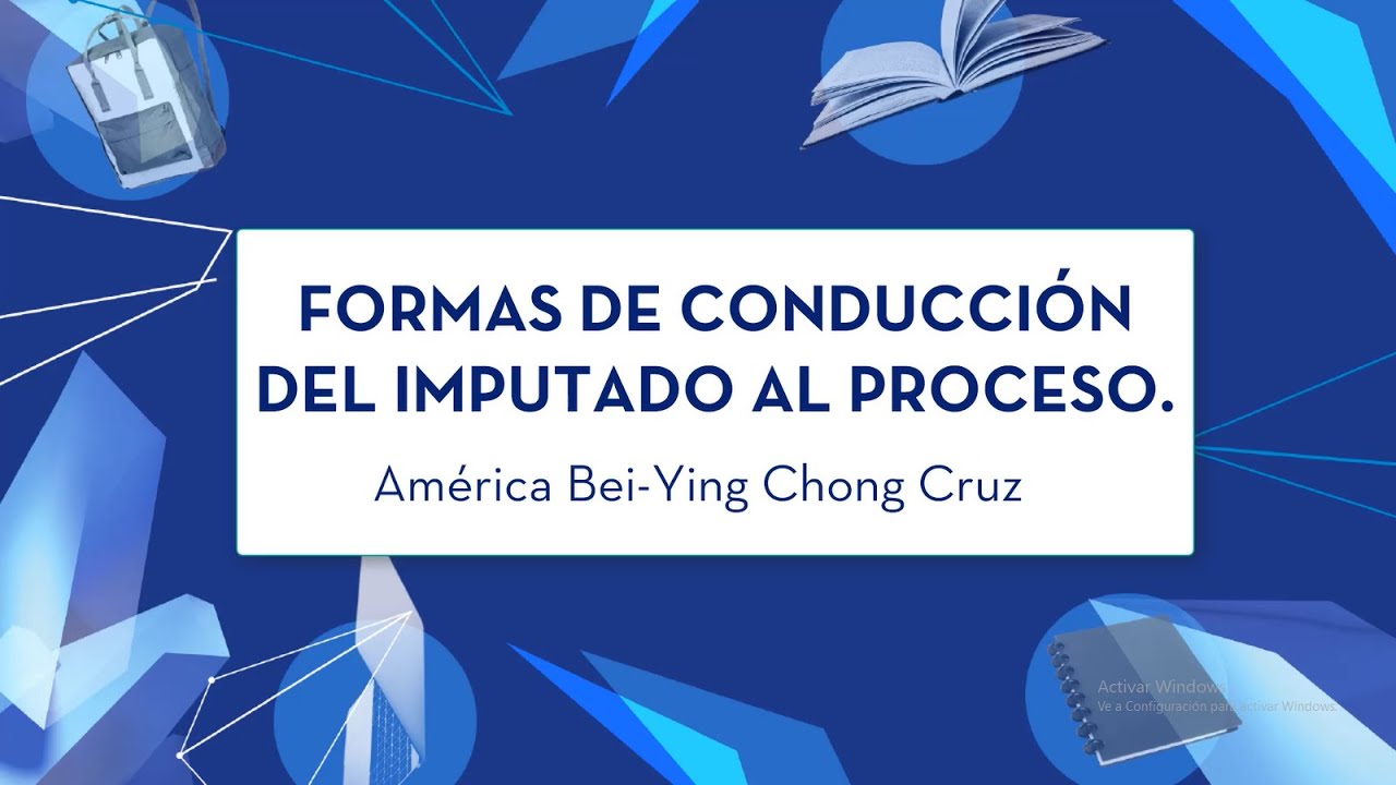 Formas de conducción del imputado al proceso - YouTube