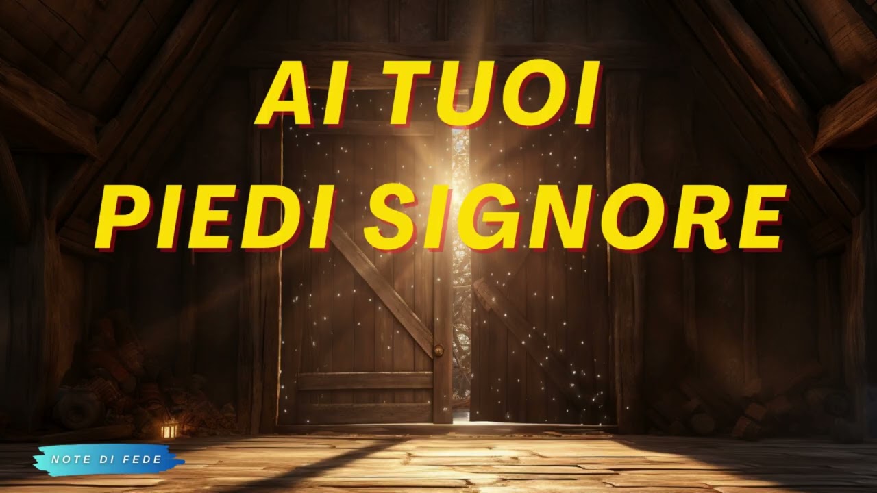 Note di Fede - Ai tuoi piedi Signore (Cantico di preghiera)