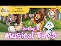 Aesop's Musical Tales I Fables I Hare and Tortoise I Bedtime Stories I Big Bad Wolf I The Teolets