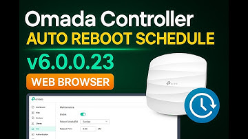 TP-Link Omada Controller 6.0.0.23 Reboot Schedule Setup | Auto Restart via Web Browser