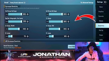 Jonathan control code & Jonathan sensitivity code | Latest 2021 | best 2 finger thumb controls