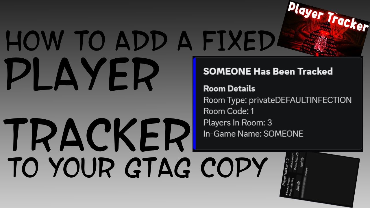 🟢 NEW | HOW TO ADD A FIXED PLAYER TRACKER TO YOUR GORILLA TAG COPY ...