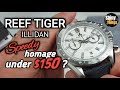 Best Omega Speedmaster Homage under $150?! - Reef Tiger Illidan RGA 3033 | Shiny Things