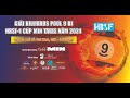 [TV] Nguyễn Hoàng Tuấn VS Ng. Hoàng Minh Tài |Giải Billiards Pool 9 Bi HBSF I Cúp Min Table năm 2024
