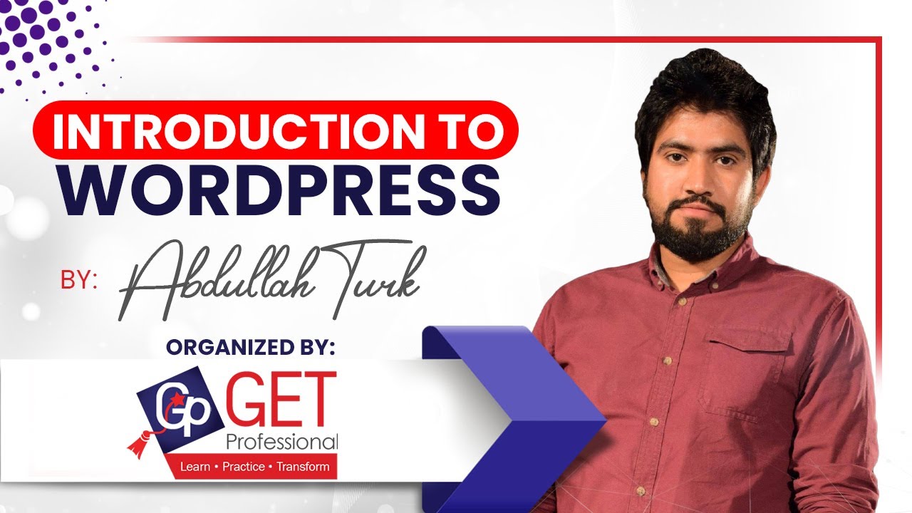 Intro to WordPress | By Abdullah Turk - YouTube