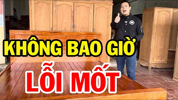 Giường Ngủ Đẹp - Giường Trơn Gỗ Hương Đá Đơn Giản Mà Đẳng Cấp KHÔNG BAO GIỜ LỖI MỐT