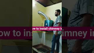 how to install chimney in kitchen#chiminy kichen