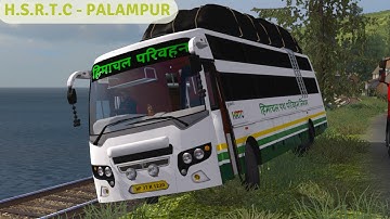 HSRTC Palampur Express V/S Apple Bus | Road Fight | Highly Skilled Driver |Indian Bus Simulator
