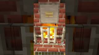 Working Fireplace in Minecraft! #shorts #minecraft