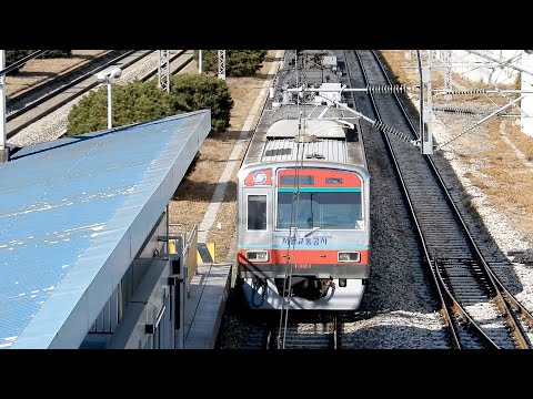 [철도풍경] 수도권 전철 1호선 서동탄행 열차, KTX 열차 금천구청역 진입, 통과