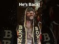 DEONTAY WILDER COLD STARE AS HE RETURNS TO THE RING | #deontaywilder