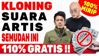 CARA KLONING SUARA ARTIS DENGAN AI GRATIS | AI CLONING VOICE #aitools #cloning #texttospeech #gratis