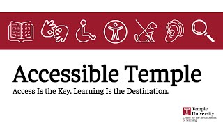 Making STEM Visuals Accessible | Accessible Temple Initiative