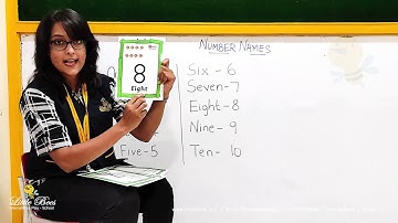 Number Names from One to Ten | Maths | Little Bees International Play School