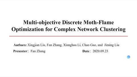 Multi-objective Discrete Moth-Flame Optimization for Complex Network Clustering
